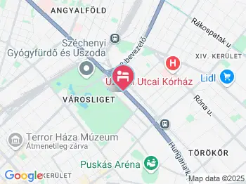 Lowcostel Hostels Budapest a térképen