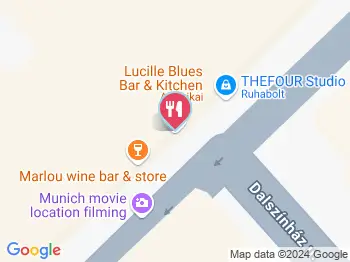 Lucille blues kitchen Budapest a térképen