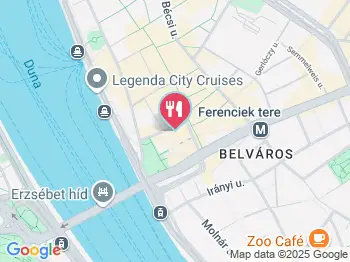 Lucky 7 Burgers & More Budapest a térképen