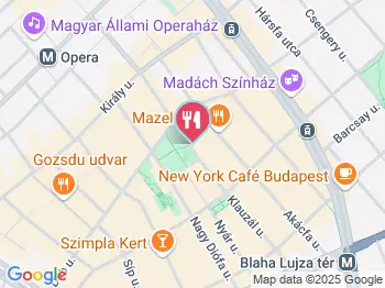 Lúd Cukrászda & Kávézó Budapest a térképen