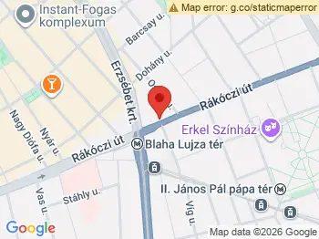 Lujza Kult Bar Budapest a térképen