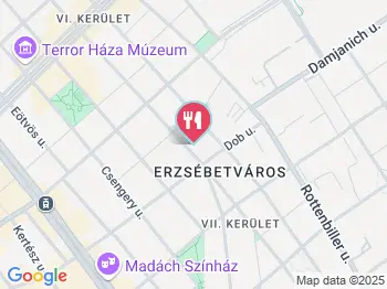 Lumberjack Poutinerie Budapest a térképen