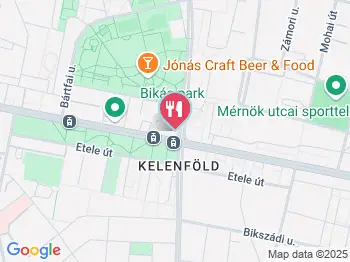 Lumi Pékség - Tétényi út Budapest a térképen