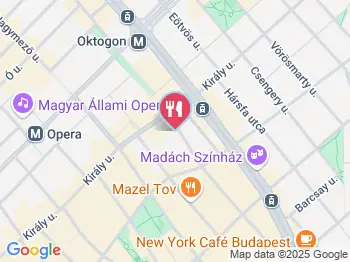 M Étterem Budapest a térképen