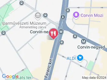Mây - Vietnámi Étterem (Ferenc körút) Budapest a térképen