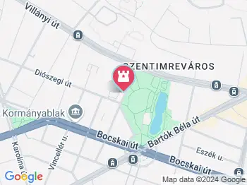 Mackó szobor Budapest a térképen