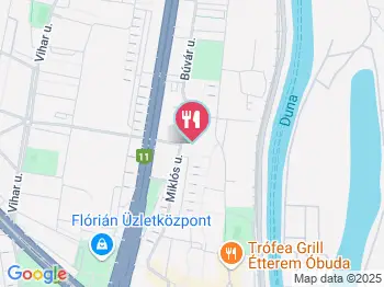 Mad Garden Budapest a térképen