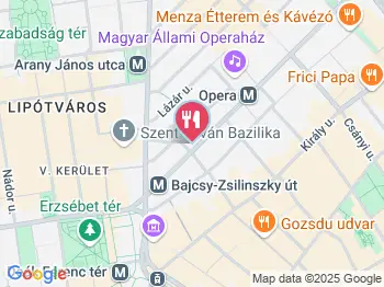 Madame Noi Viet Thai Cafe Bar Budapest a térképen