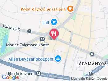 Madárfészek Gyorsétterem & Kávézó Budapest a térképen