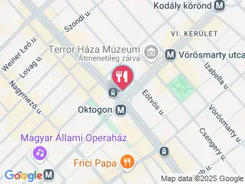 Made In Pasta Budapest a térképen