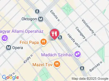 Magdalena Merlo Étterem Budapest a térképen