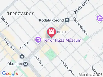 Magyar Képzőművészeti Egyetem Budapest a térképen