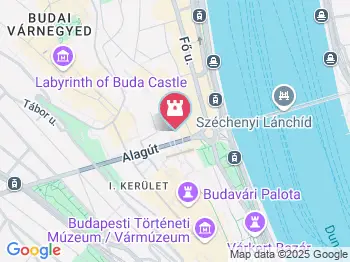 Magyar Nemzeti Galéria Budapest a térképen