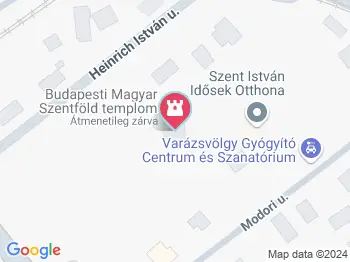 Magyar Szentföld-templom Budapest a térképen