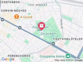 Magyar Természettudományi Múzeum Dinókertje Budapest a térképen