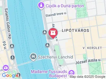 Magyar Tudományos Akadémia Székháza Budapest a térképen