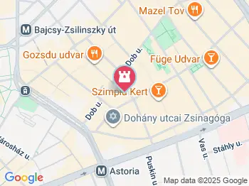 Magyar Zsidó Múzeum és Levéltár Budapest a térképen