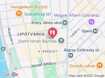 Maia Mexican Fusion Budapest a térképen