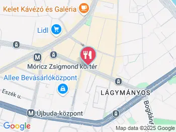 Maja Gluten Free Bistro Budapest a térképen