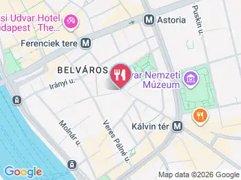 Mak Luo Claypot Budapest a térképen