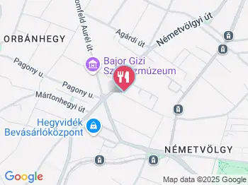 Makk 7 Vendéglő Budapest a térképen