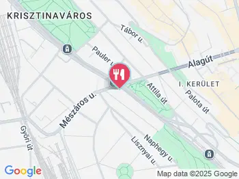 Mákos Guba Bistro Budapest a térképen