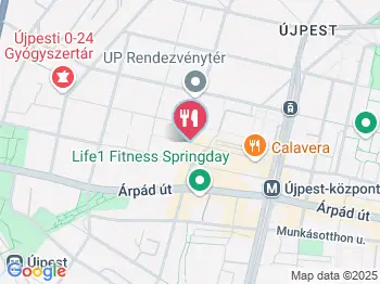 Mákos Guba Gyorsétkezde Budapest a térképen