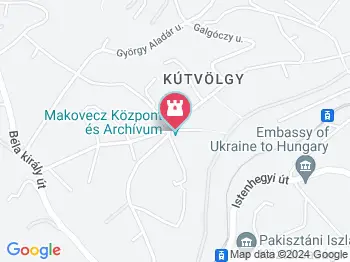 Makovecz Központ és Archívum Budapest a térképen