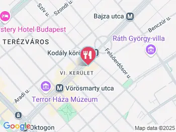 Málna Bár Budapest a térképen