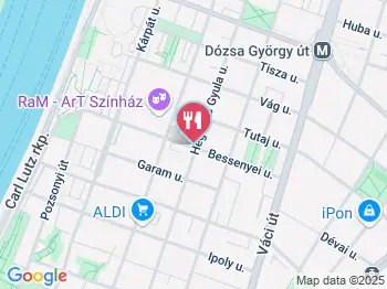 Mama's Cafe & Canteen Budapest a térképen