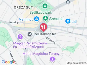 Mamma Rosa Étterem Budapest a térképen