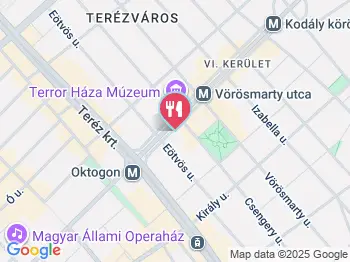 MAMO Gelato Andrássy Budapest a térképen