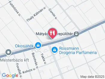 Mandula Cukrászda Budapest a térképen