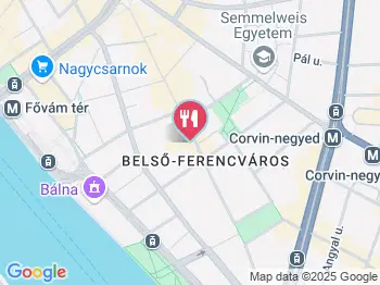 Manga Cowboy Budapest a térképen