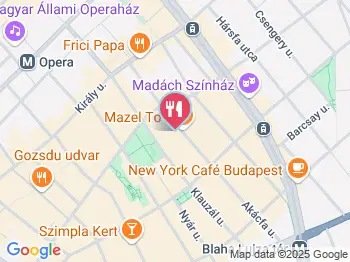 Mangalica Mennyország - Klauzál téri Vásárcsarnok Budapest a térképen