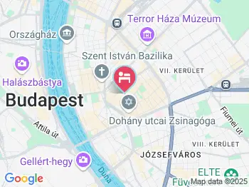 Mango Aparthotel Budapest a térképen