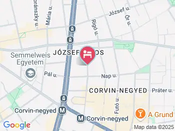 Mango Hotel Apartments Budapest a térképen