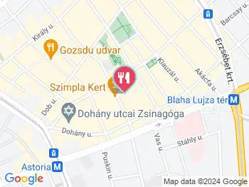 Manouche Budapest a térképen