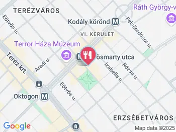 Mantra Masala Budapest a térképen