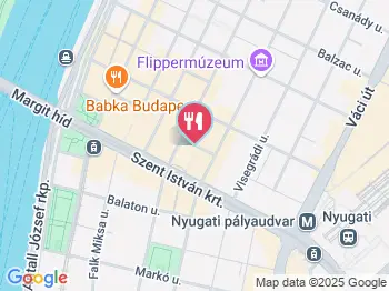 Manzanos Étterem Budapest a térképen