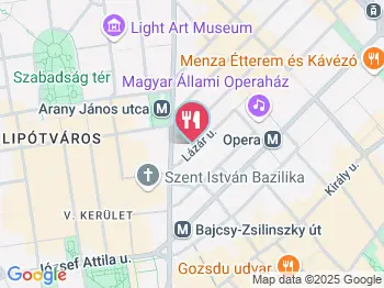 Marcella by Yum-Yum Budapest a térképen