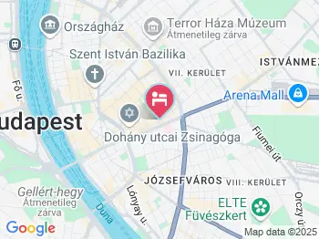 Marco Polo Top Hostel Budapest a térképen