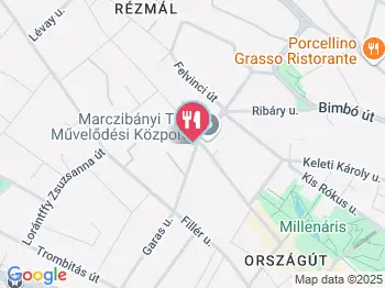 Marczika Kávézó Budapest a térképen