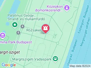 Margit-szigeti rózsakert Budapest a térképen