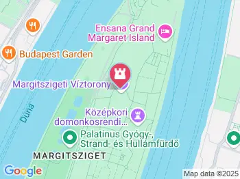 Margitszigeti Szabadtéri Színház Budapest a térképen