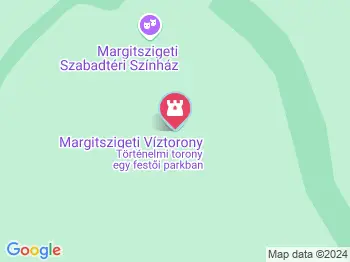 Margitszigeti Víztorony Budapest a térképen