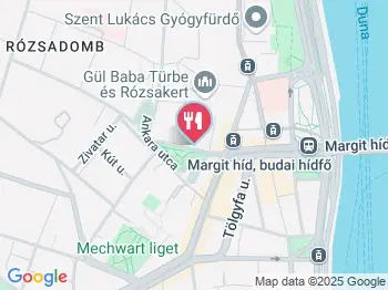 Margitutcakilenc Budapest a térképen