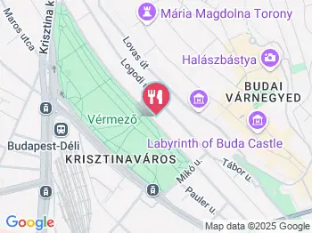 Marischka Budapest a térképen