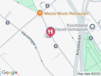 Maros Kertvendéglő Budapest a térképen