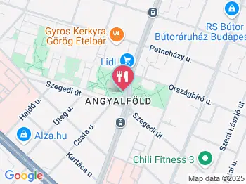 Márta Mama Mannája gyorsétterem Budapest a térképen